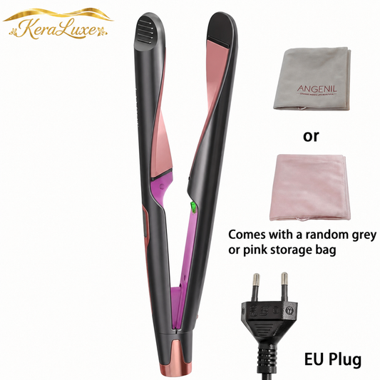 KeraLuxe™ Angenil Pro – 2-in-1 Ionic Straightener & Curler